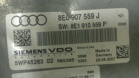وحدة التحكم في المحرك ECM 3.2L تناسب 2007 07 متوافقة مع Audi A4 8E0 907 559 J 8E0907559J in Saudi Arabia