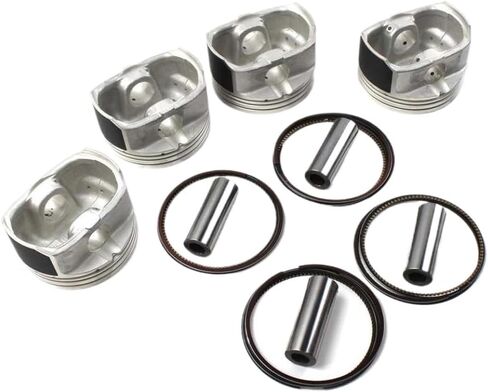 4-Piece Engine Piston Ring Set Compatible with Sonata 2.4L G4KE Engine 2007–2019 - Replaces 23410-25201 23410-2G201 23410-2G200 23040-2G200 in Saudi Arabia