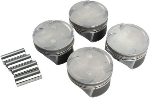 4 Pcs Auto Engine Pistons And Rings Set 23041-2E100 230402E000 23040-2E001 Compatible With 1.8L L4 2012-2017 G4NB in Saudi Arabia