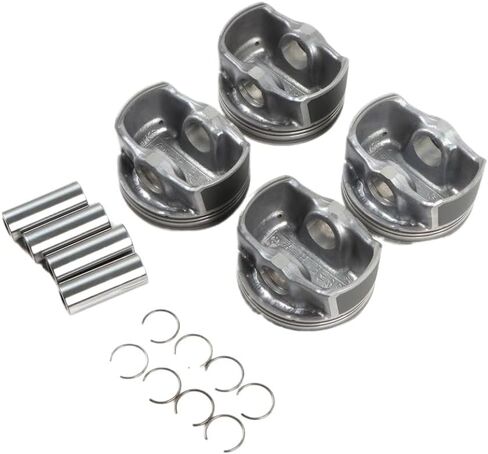 4 Pcs Auto Engine Pistons And Rings Set 23041-2E100 230402E000 23040-2E001 Compatible With 1.8L L4 2012-2017 G4NB in Saudi Arabia