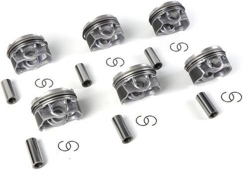 6 Set Piston Rings Kit 84mm STD For N55B30 N55B30A Engines 11258619196 11257610297 11257610298 Replacement Compatible With 2010 2017 F21 F30 F10 X3 X4 X5 X6 Models in Saudi Arabia
