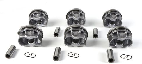 6 Set Piston Rings Kit 84mm STD For N55B30 N55B30A Engines 11258619196 11257610297 11257610298 Replacement Compatible With 2010 2017 F21 F30 F10 X3 X4 X5 X6 Models in Saudi Arabia