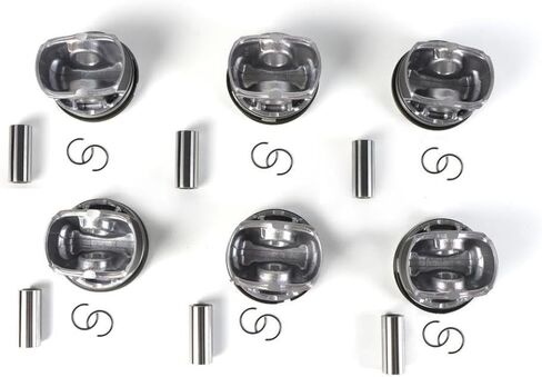 6 Set Piston Rings Kit 84mm STD For N55B30 N55B30A Engines 11258619196 11257610297 11257610298 Replacement Compatible With 2010 2017 F21 F30 F10 X3 X4 X5 X6 Models in Saudi Arabia