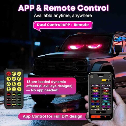 شاشة LED متعددة اللوحات عالية السطوع 5800 لوكس (23.4 بوصة × 4.73 بوصة) - أكثر سطوعًا بمقدار 3 مرات، نص ورسوم متحركة قابلة للبرمجة عبر التطبيق/عن بعد للسيارات والمتاجر - يعمل بمنفذ USB 5 فولت in Kuwait