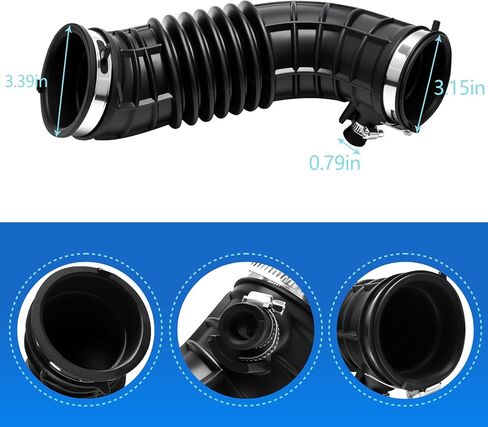 Engine Air Intake Hose with Clamps Fits for 2017-2019 Honda CR-V 2.4L Replaces 17228-5PH-A00 172285PHA00 in Saudi Arabia