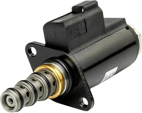 Excavator Rotary Solenoid Valve(2PCS) 121-1491/1211491 KWE5K-31 G24DA30 G24DB30 Compatible With Caterpillar E320B/C/D 315C 325C Cat in Saudi Arabia