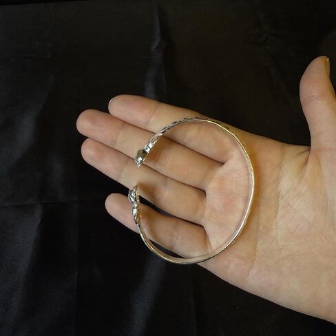 Teddy Bear .925 Sterling Silver Flat West Indian Bangle, 1 piece in Saudi Arabia