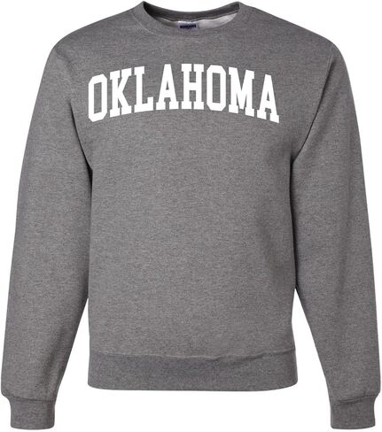 Wild Bobby State of Oklahoma College Style Fashion Unisex Crewneck Sweatshirt in Saudi Arabia
