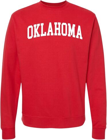 Wild Bobby State of Oklahoma College Style Fashion Unisex Crewneck Sweatshirt in Saudi Arabia