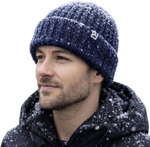 TOP-EX DryKnit™ PolarWool مقاوم للماء Polartec® صوف مبطن 100% صوف ميرينو L/XL/XXL قبعة صغيرة مكبلة قبعة شتوية دافئة متماسكة in Saudi Arabia