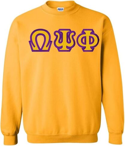 Omega Psi Phi Custom Twill Crewneck Sweatshirt in Saudi Arabia