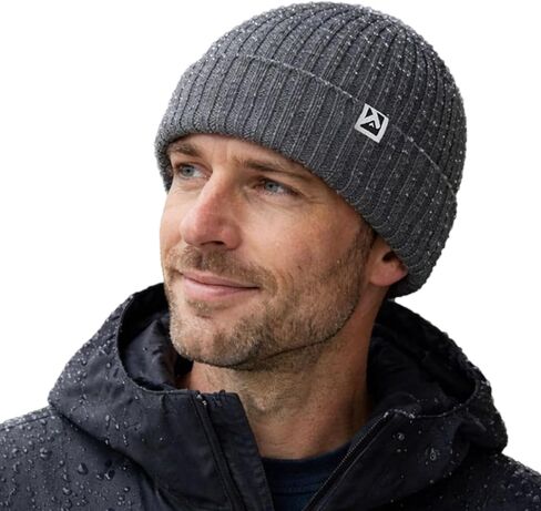 TOP-EX DryKnit™ PolarWool مقاوم للماء Polartec® صوف مبطن 100% صوف ميرينو L/XL/XXL قبعة صغيرة مكبلة قبعة شتوية دافئة متماسكة in Saudi Arabia