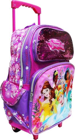 حقيبة ظهر مدرسية كبيرة الحجم مقاس 16 بوصة من Pod Princess للفتيات، باللون الوردي in Kuwait