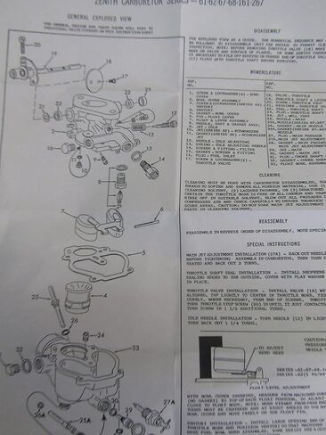 Sa200 High Speed Eng Lincoln Welder Zenith Carburetor Kit with Float in Saudi Arabia