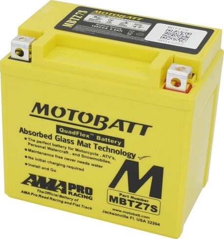 MotoBatt 12 Volt 6.7 Ah MBTZ7S Sealed Maintenance Free AGM Battery in Saudi Arabia