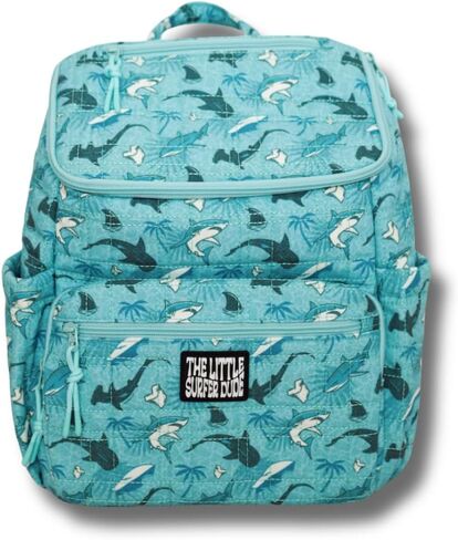 White Canvas Shark Backpack in Saudi Arabia
