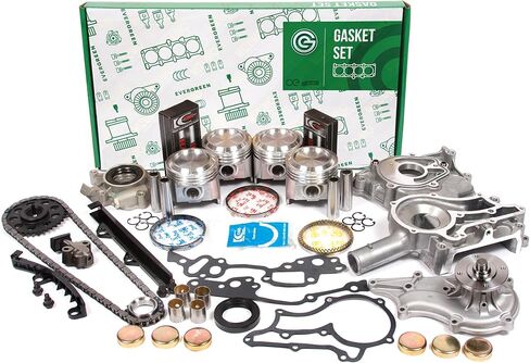 Evergreen SA-5494169458-3 Engine Rebuild Kit Compatible With/For 83-84 Toyota Pick Up Celica 4Runner 2.4L SOHC 22R 22RE in Saudi Arabia