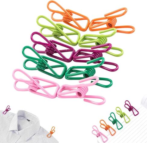 10 Pack Clips Set, Multi Purpose Small Metal Clips for Office, Kitchen, Home, Crafts, Organization and Daily Storage in Saudi Arabia