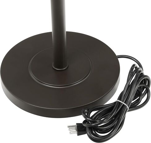 نهر السلع 59.5 "H مصباح أرضي داخلي / خارجي - مصباح أرضي قائم على شكل سلة لغرفة المعيشة وغرفة النوم والفناء - مصابيح أرضية على الطراز الساحلي - أسمر ضارب للصفرة in Kuwait