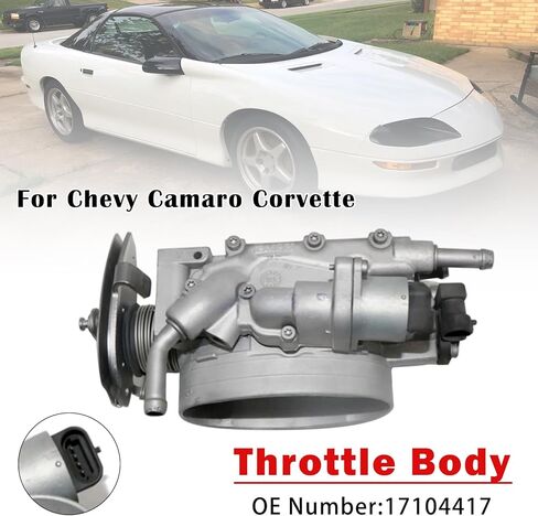 Areyourshop Throttle Body 17104417 For Chevy Corvette 1985-92 TPI L98, For Corvette 93-96 LT1 LT4, for Camaro Firebird 85-92 TPI, 93-97 LT1, For Impala SS 94-96 LT1, For Caprice 94-96 LT1 in Saudi Arabia