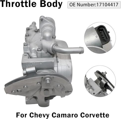 Areyourshop Throttle Body 17104417 For Chevy Corvette 1985-92 TPI L98, For Corvette 93-96 LT1 LT4, for Camaro Firebird 85-92 TPI, 93-97 LT1, For Impala SS 94-96 LT1, For Caprice 94-96 LT1 in Saudi Arabia