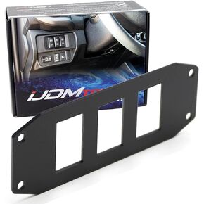iJDMTOY Three Slots Switch Panel Bracket, Compatible with 2016-2023 Toyota Tacoma, Fit OEM Style 39x21mm SPST Switches