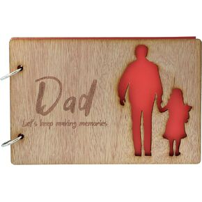 Dad & Daughter Scrapbook – Dad Let’s Keep Making Memories, Perfect for Mothers Day, Birthday and Christmas (Way-bookdadg)