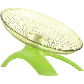 POPETPOP Hamster Wheels Hamster Flying Saucer Silent Running Exercise Wheel Plastic Rat Running Jogging Gerbil Cage Toy for Dwarf Hamster Mouse Hedgehog Chinchilla Light Green in Kuwait