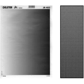Deleter Screen Tone Jr JR-403 [ Halftone Gradation Pattern 60L/5%-90% ] [Sheet Size 182x253mm (7.16"x9.96")] For Comic Manga Illustration