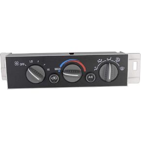 599-007 A/C Heater Climate Control Pannel Module w/o Rear Window Defogger Replacement for 1996-2000 Chevy Suburban GMC C1500 C2500 C3500 K1500 K2500 K3500 Silverado Tahoe Yukon