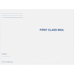 LUXPaper 9 x 12 Open End Tax Envelopes | IRS/State Filing | First Class Mail | Bright White | 24lb. Text | 50 Qty