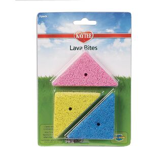 Super Pet Kaytee Lava Bites Chew Toy for Chinchillas, Hamsters and Gerbils, 3 Pack