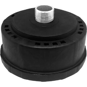 generic 1pcs 25mm/1Inch Air Compressor Noise Reducer Silencer Filter,Plastic Shell Round Muffler Filter