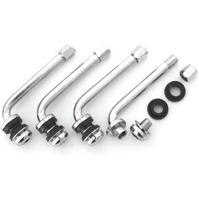 90 Degree Valve stem Size 2.75" (70mm) Griplow for JDM, Euro, US 1 2 3 Multi-Piece Wheels Rim Cap tire