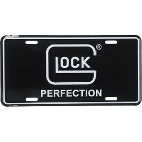 Glock Perfection License Plate, Black