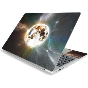 MightySkins Skin for Lenovo Ideapad S340 15" (2019) - Moon Explosion | Protective, Durable, and Unique Vinyl Decal Wrap Cover | Easy to Apply, Remove, and Change Styles | Made in The USA
