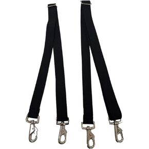 Set of 2 Elastic Blanket and Sheet Leg Straps, Horse Leg Straps, Double End Snap Leg Straps, Elastic Adjustable Leg Straps