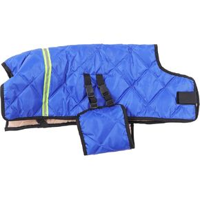 VILLCASE العجل معطف دافئ، بطانيات الماعز لفصل الشتاء، البقرة الملابس الدافئة العجل الاحترار بطانية العجل البقرة الاحترار سميكة حماية البطن مزرعة الحيوان الشتاء العجل معطف بطانية in Kuwait