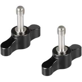 CAMVATE M6 ×18 Thumbscrew Assembly Knob Black (2 Pieces) - 2157