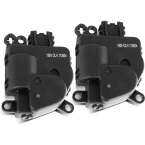 LUJUNTEC 2PCS Blend Door Actuator Replaces 604-004 Replacement For 2005-2007 for Chrysler 2005-2007 for Dodge, Air Door Actuator, HVAC Blend Control Actuator