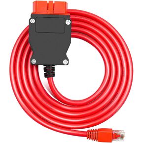 7 Ft VOE OBD to Ethernet Adapter Fit for Volvo Vehicles Based on SPA CMA Platform 2016+ Replace 9513108 9513062, OBD Cable Compatible with VIDA PC Software or Third-Party Software
