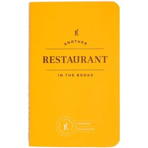 Letterfolk Restaurant Passport Journal — Pocket-sized Experience Book (3.5" W x 5.5" H)