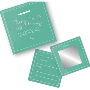 Gift Republic Scratch Cards Bucket List Edition, 52 Things to do with Family. Reveal Exciting Activities.