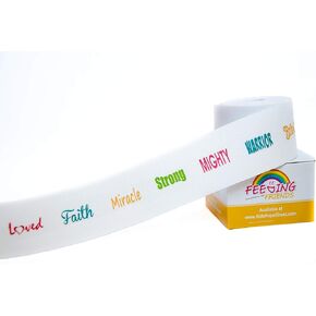 Words of Encouragement Feeding Friends Medical Retention Tape (2"x10yds Fabric Dressing roll)