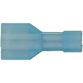 Install Bay BNMD250F Fully Insulated Nylon Male Connector 16/14 Gauge .250, Blue (100-Pack)
