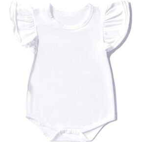 Baby Girl Ruffle Sleeve Onesies Quality Cotton Clothes