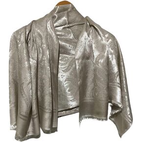 Shiny Saten Authentic Pashmina Shawl - Silky Touch, Gift for Women - Large Shawls and Wraps