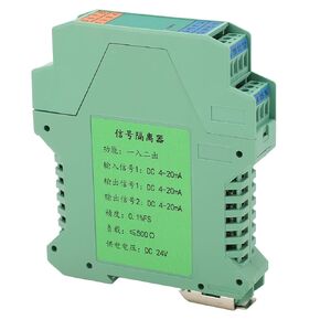 المعزل 1 في 2 خارج 4‑20mA DC24V المعزل الحالي PLC كشف جهاز إرسال المعزل الحالي