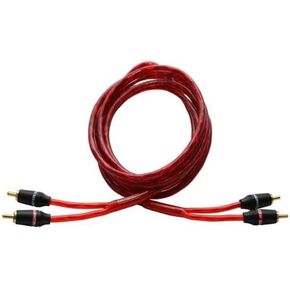كابل صوت ستيريو مونستر إنترلينك 101XLN RCA إلى RCA (5 متر، أحمر)