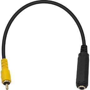 Duttek RCA to 1/4 Adapter Cable 12 Inch/30cm, 1/4 to RCA Adapter Cable Interconnect Audio Conversion Plug Exquisite Pure Copper Adapter Cord for AV Receiver, Amplifier in Kuwait